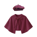 ZESTAW PELERYNA I BERET BORDOWY S/M 2el