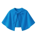ZESTAW PELERYNA I BERET NIEBIESKI L/XL 2el