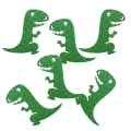 SPÓDNICZKA DINOZAURY FRONT PONGEE JASNOZIELONA XL