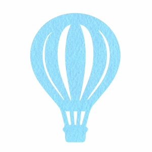 MAXI FRONT BALON KOSZOWY FILCOWY BŁĘKITNY 51x35cm