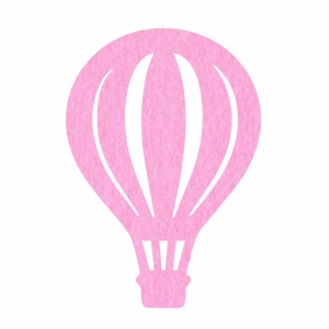 MAXI FRONT BALON KOSZOWY FILCOWY RÓŻOWY 51x35cm