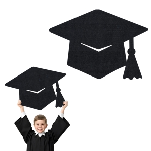 MAXI FRONT CZAPKA ABSOLWENTA BIRET FILCOWY CZARNY 50x35cm