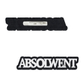 PRZYPINKA NAPIS ABSOLWENT FILCOWY CZARNO-BIAŁY 10x2cm