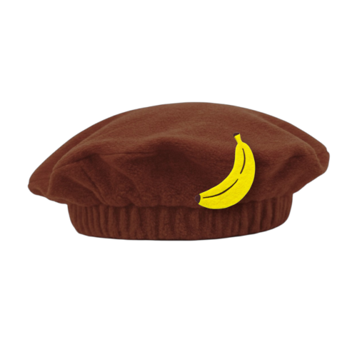 BERET BANAN POLAR BRĄZOWY 