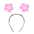 OPASKA KWIATKI HIBISKUS FRONT FILCOWA RÓŻOWA