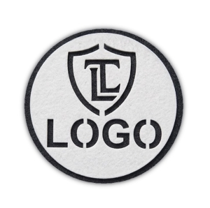 EMBLEMAT TWÓJ NAPIS FILCOWY 10szt