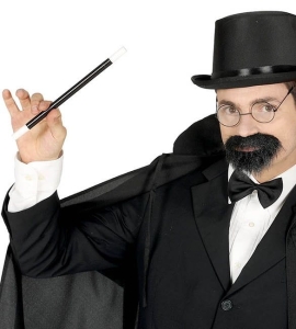 RÓŻDŻKA MAGIKA CZARNO-BIAŁA 27cm