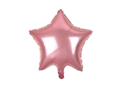 BALON GWIAZDA J.RÓŻ 19'' 48cm