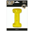 BALON LITERA I ZŁOTY 34'' 86cm
