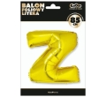 BALON LITERA Z ZŁOTY 34'' 86cm