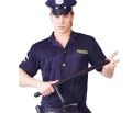 PAŁKA Z RĄCZKĄ POLICJANTA CZARNA 60 cm