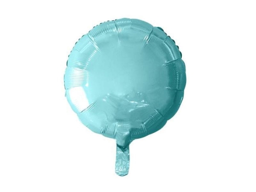 BALON OKRĄGŁY BŁĘKITNY 18'' 46cm
