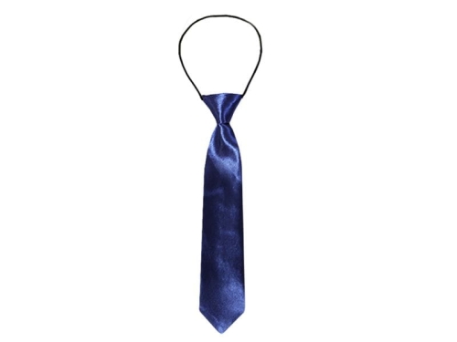 KRAWAT DZIECIĘCY GRANATOWY 27cm