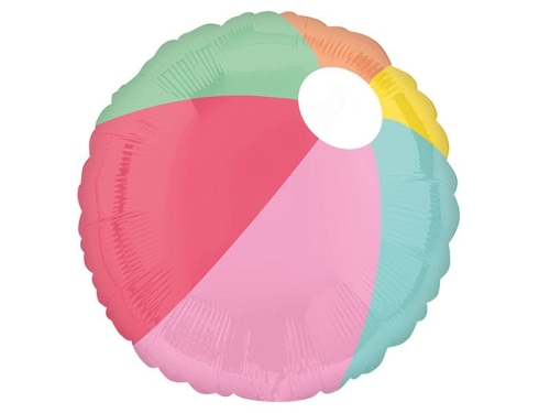 BALON PIŁKA PLAŻOWA KOLOROWY 17'' 43cm