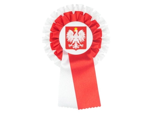 KOTYLION PODWÓJNY GODŁO BIAŁO-CZERWONY