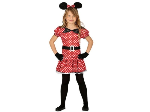 STRÓJ SUKIENKA MINNIE CZERWONA 95-105
