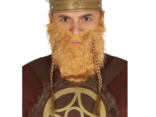 BRODA I WĄSY WIKING BRĄZOWE