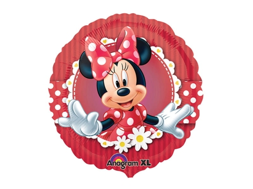 BALON MYSZKA MINNIE CZERWONY 17'' 43cm