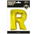 BALON LITERA R ZŁOTY 34'' 86cm