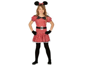 STRÓJ SUKIENKA MINNIE CZERWONA 110-115